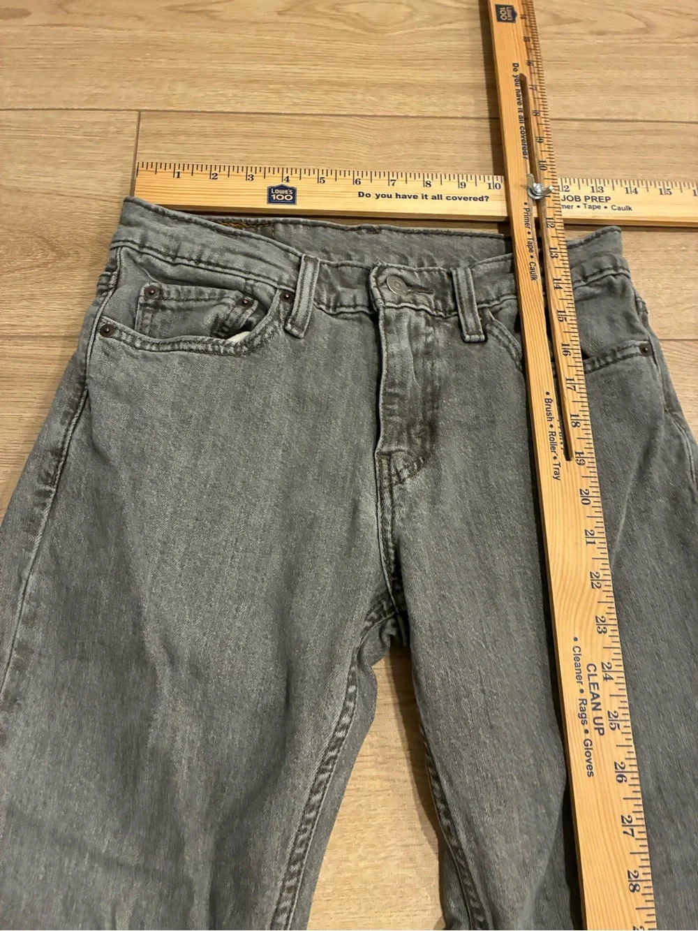 Levi’s Men’s 511 Slim Fit Jeans Gray Wash Size 28x30